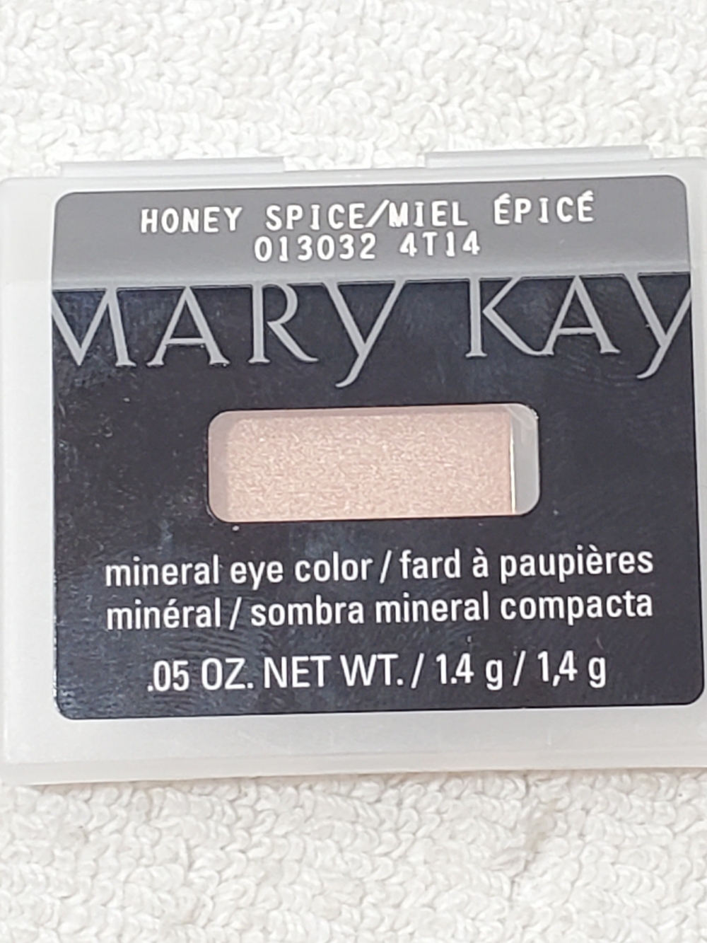 Mary Kay Mineral Eye Color Honey Spice .05 oz Batch Code 4T14 Women's Single Pan